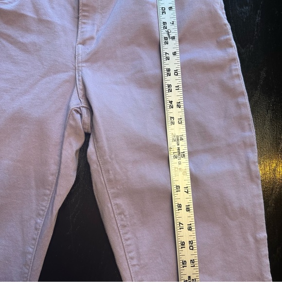Levi’s Size 31 Lavender Purple Classic Capri Leg Denim Jean - Picture 5 of 9